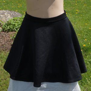 Black Zip-up Miniskirt